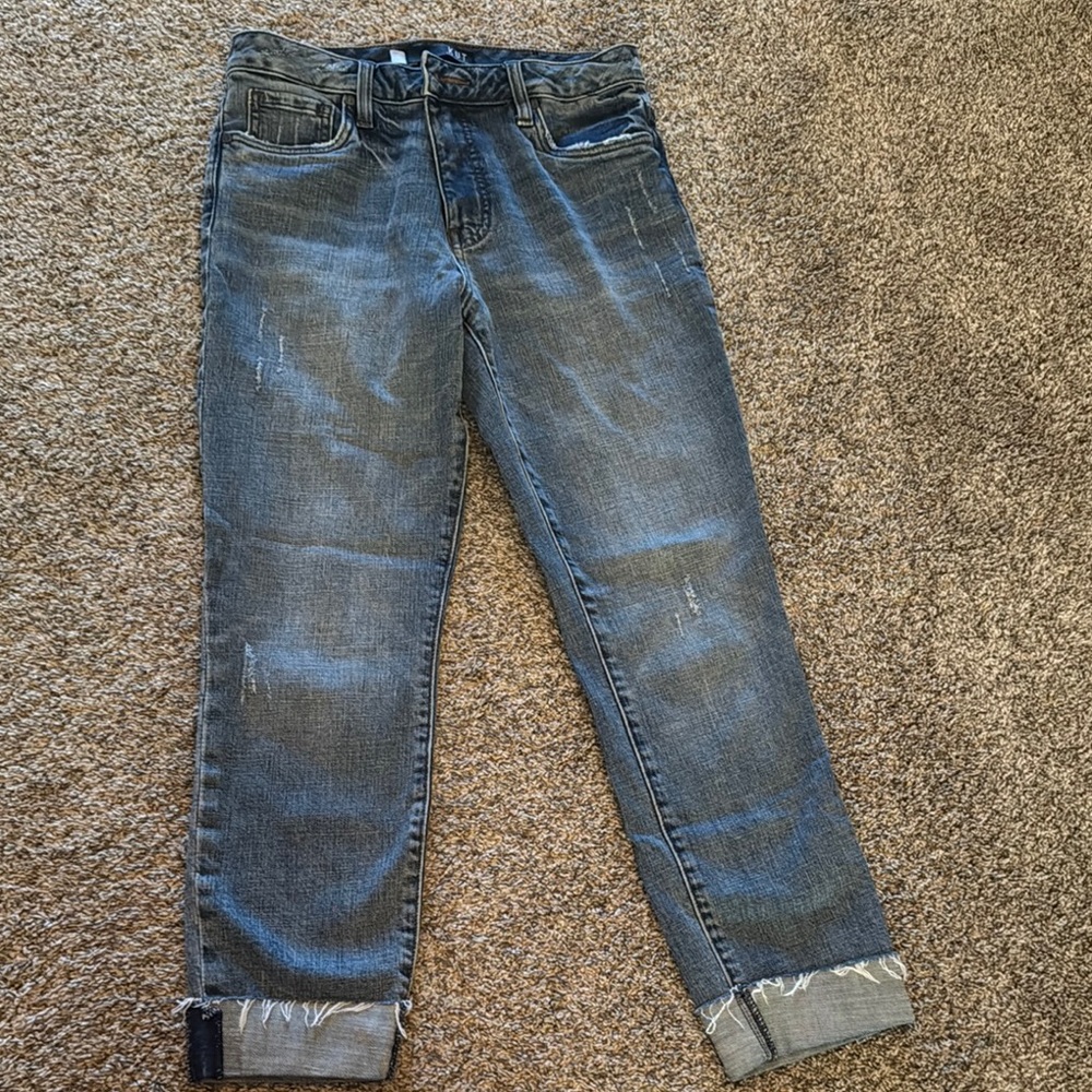 Kut from the Kloth Blue Ankle Cropped Jeans